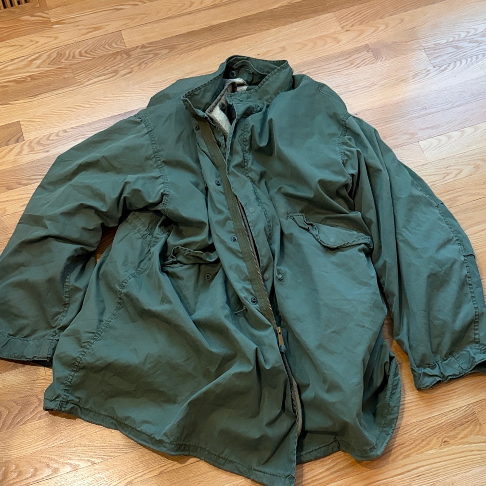 Men's Military Field Jacket in Forest Green